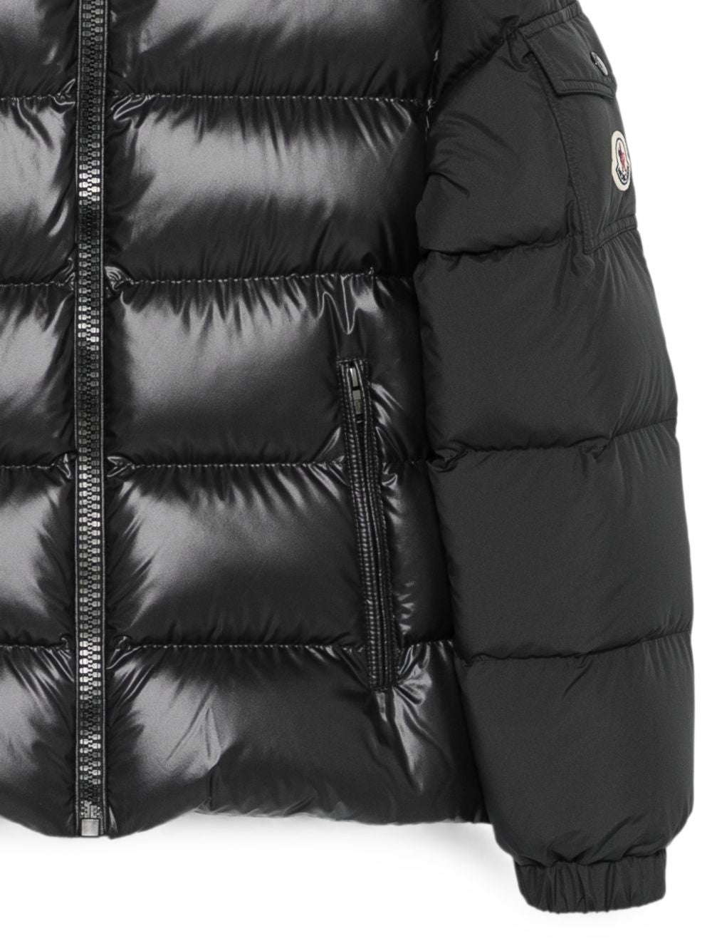 Giubbotto Hyoseris nero per bambino 9541A00076597YX 999 Moncler Kids 
