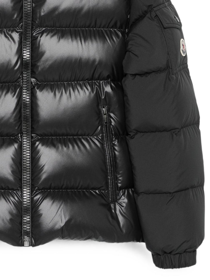 Giubbotto Hyoseris nero per bambino 9541A00076597YX 999 Moncler Kids 