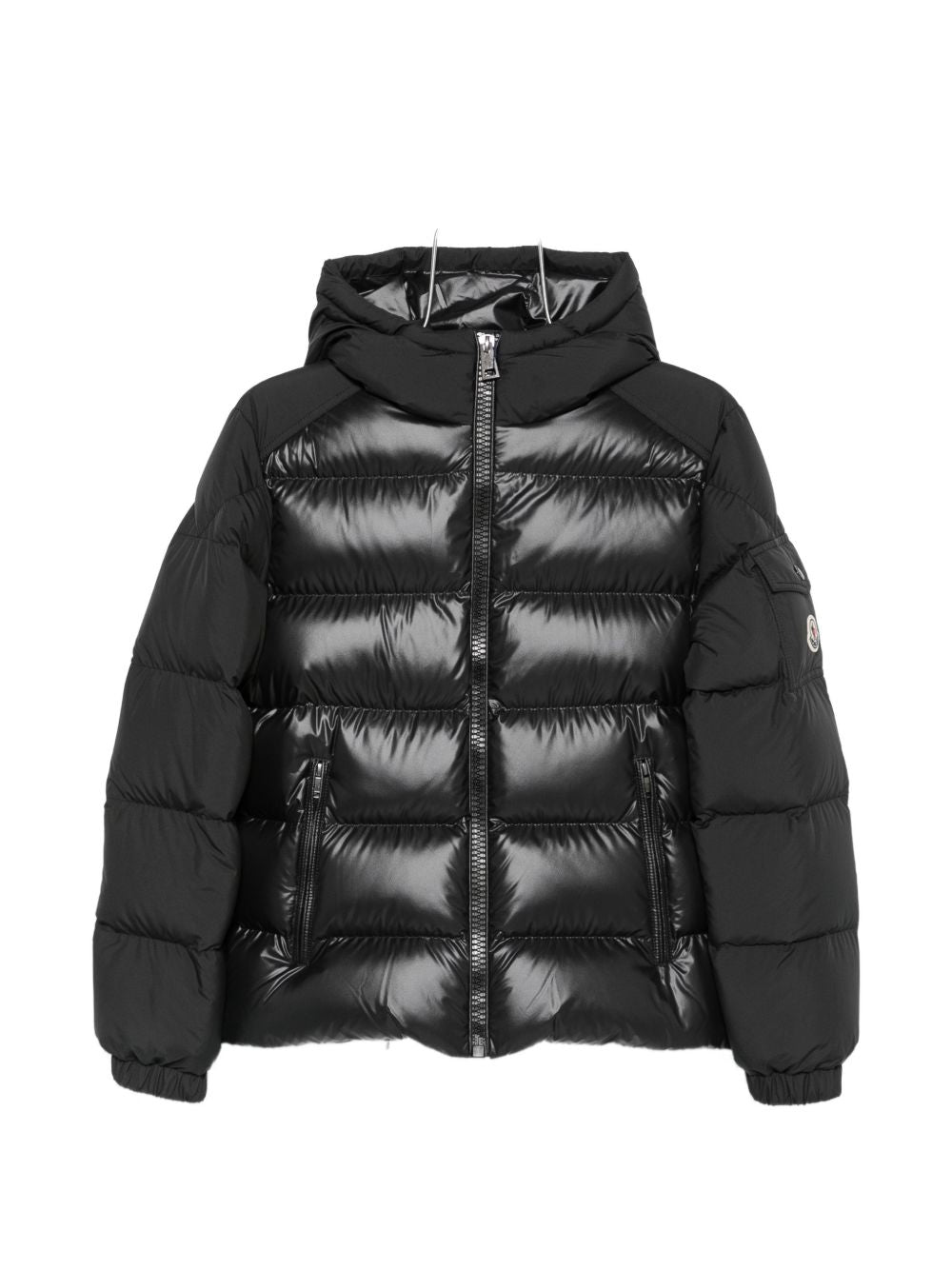 Giubbotto Hyoseris nero per bambino 9541A00076597YX 999 Moncler Kids 