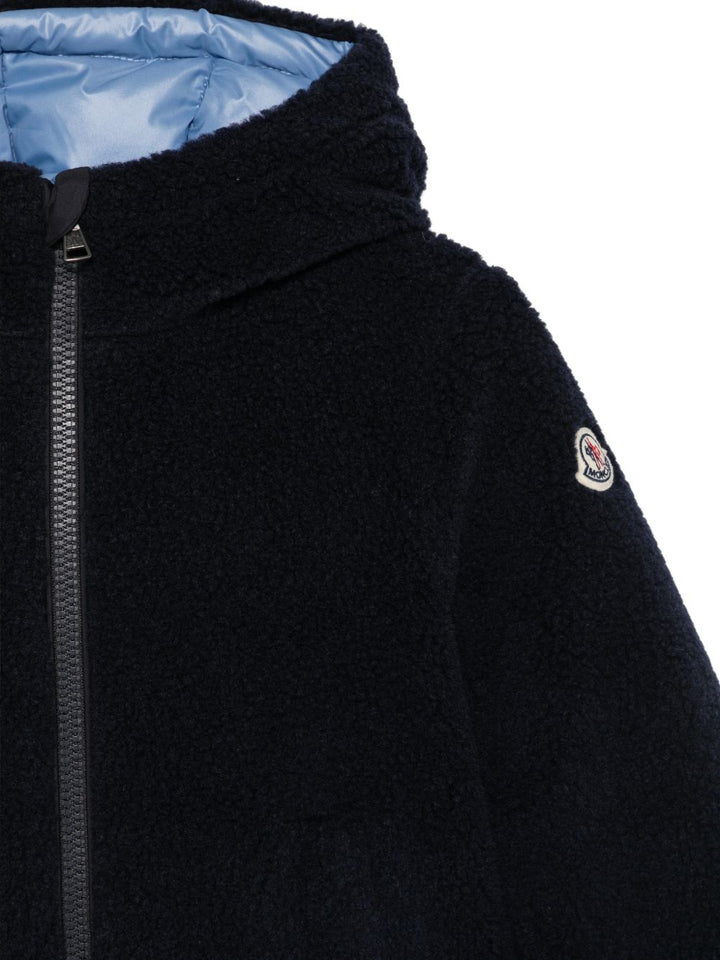 Giubbotto blu navy bambino 9541A00105809BY 742 Moncler Kids 