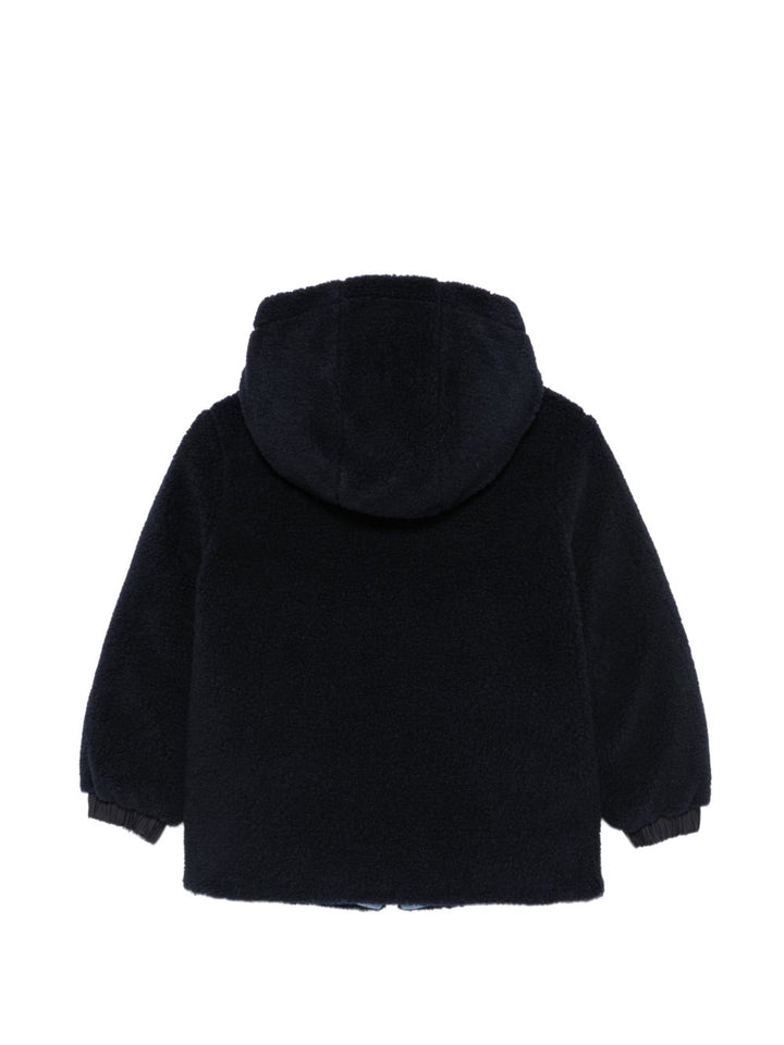 Giubbotto blu navy bambino 9541A00105809BY 742 Moncler Kids 