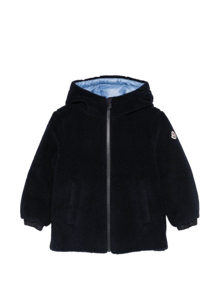 Giubbotto blu navy bambino 9541A00105809BY 742 Moncler Kids 