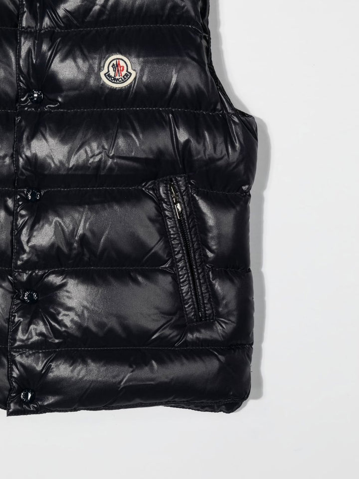 Gilet blu per bambino 9541A1262068950 742 Moncler Kids 