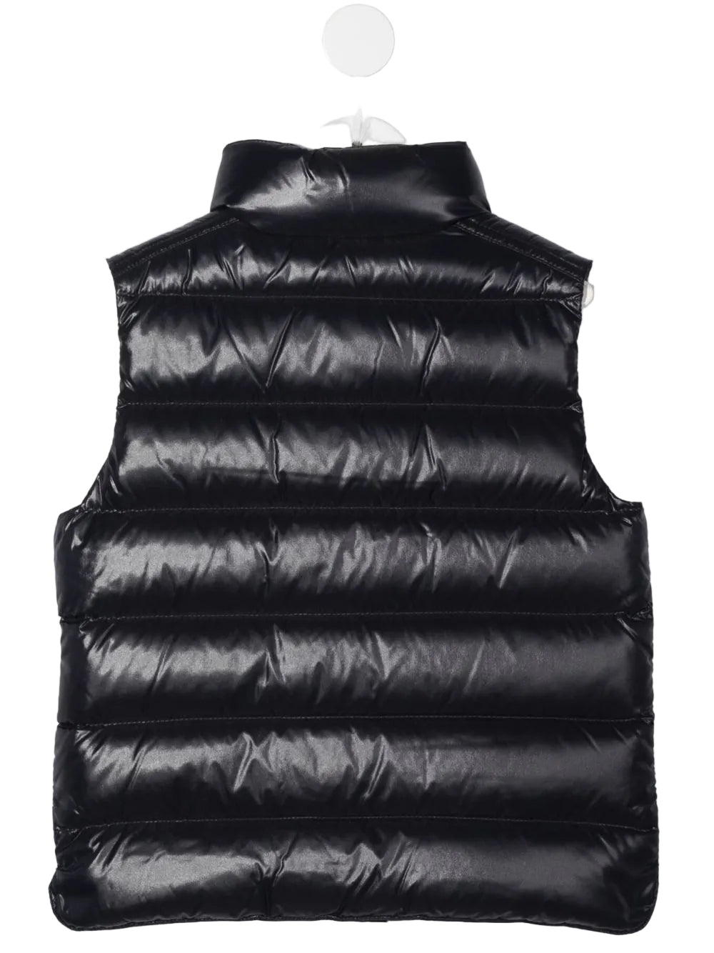 Gilet nero lucido per bambino 9541A1262068950 742 Moncler Kids 