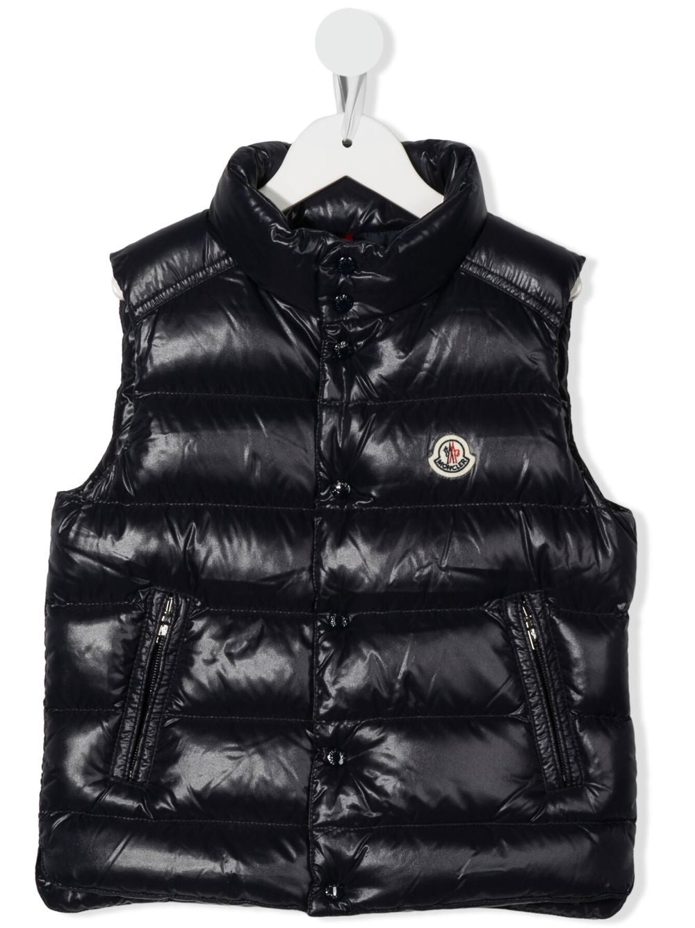 Gilet blu per bambino 9541A1262068950 742 Moncler Kids 