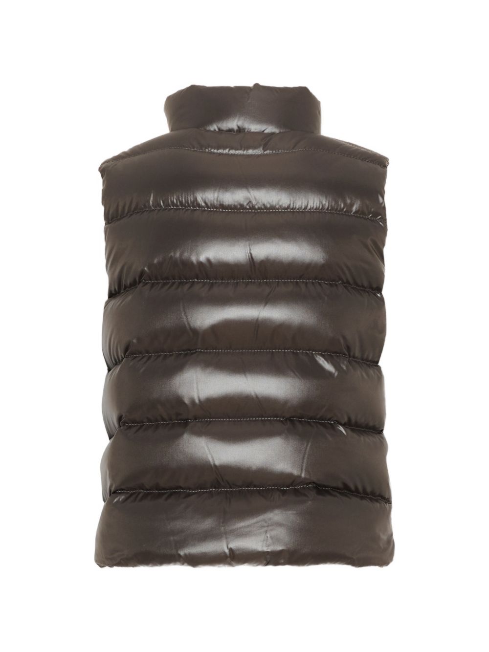 Gilet grigio lucido per bambino 9541A1262068950 918 Moncler Kids 