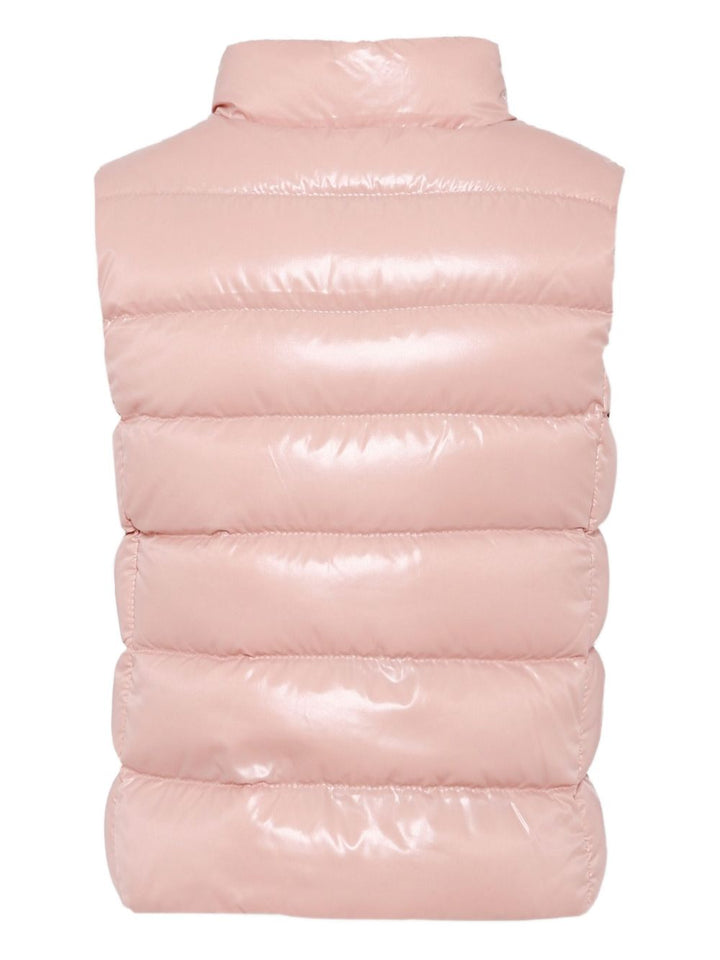 Gilet rosa per bambina 9541A5281068950 512 Moncler Kids 