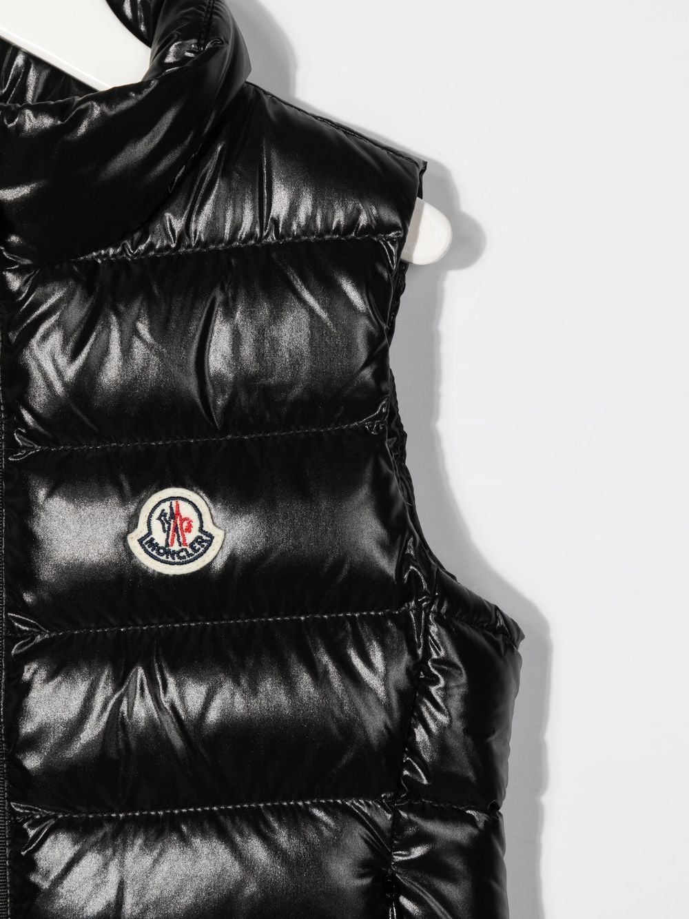 Gilet Ghany nero per bambinaa 9541A5281068950 999 Moncler Kids 