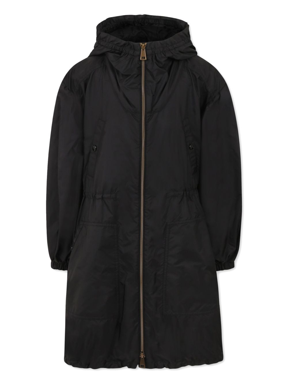 Giubbotto Abelle long nero per bambino 9541C0000953A5E 999 Moncler Kids 
