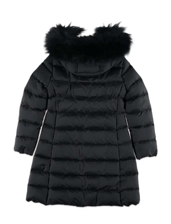 Giubbotto Abelle long nero per bambino 9541C0000953A5E 999 Moncler Kids 