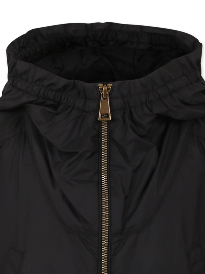Giubbotto Abelle long nero per bambino 9541C0000953A5E 999 Moncler Kids 