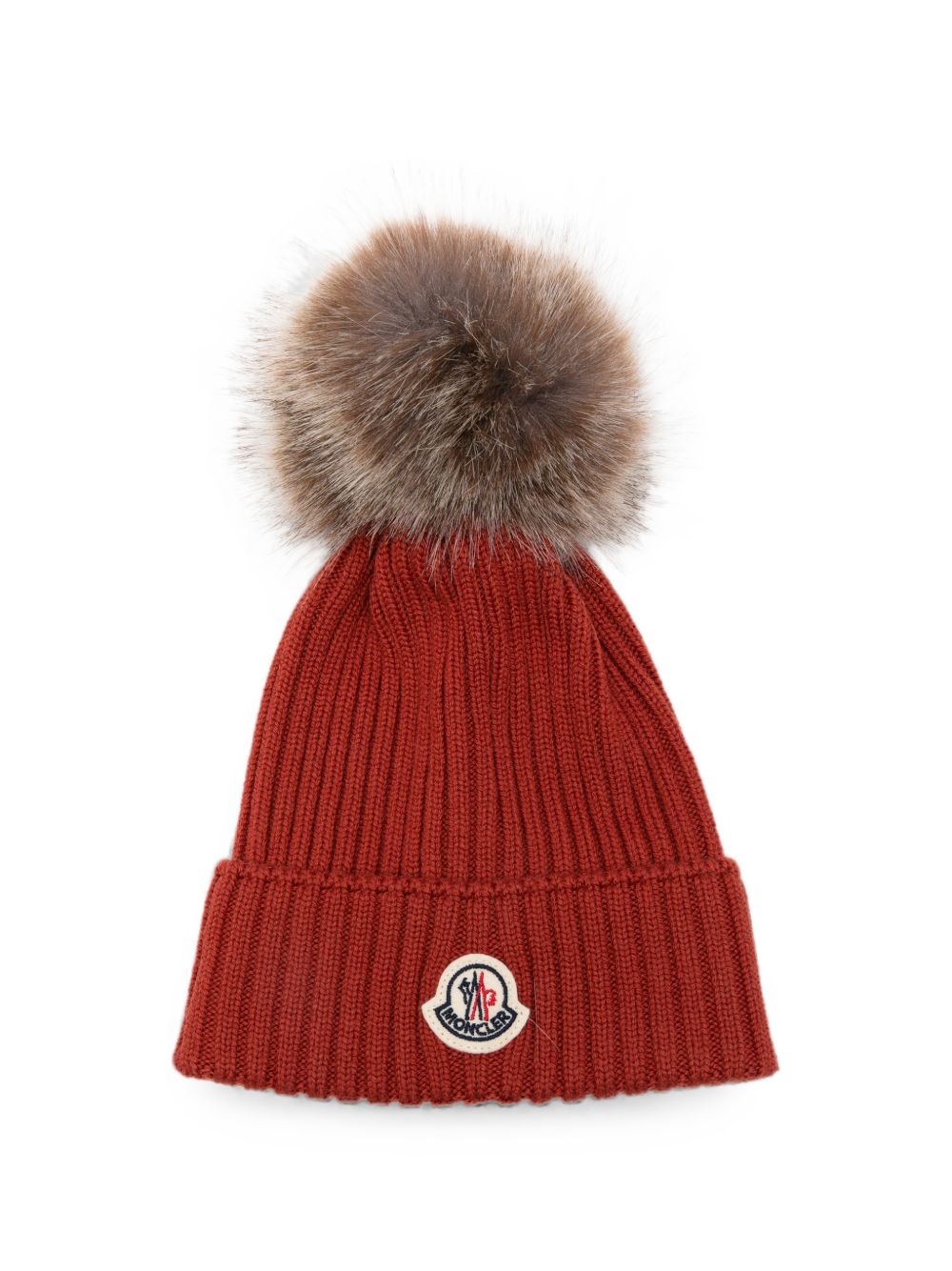 Cappello arancione per bambino 9543B00007A9327 345 Moncler Kids 