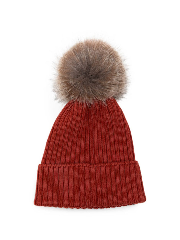 Cappello arancione per bambino 9543B00007A9327 345 Moncler Kids 
