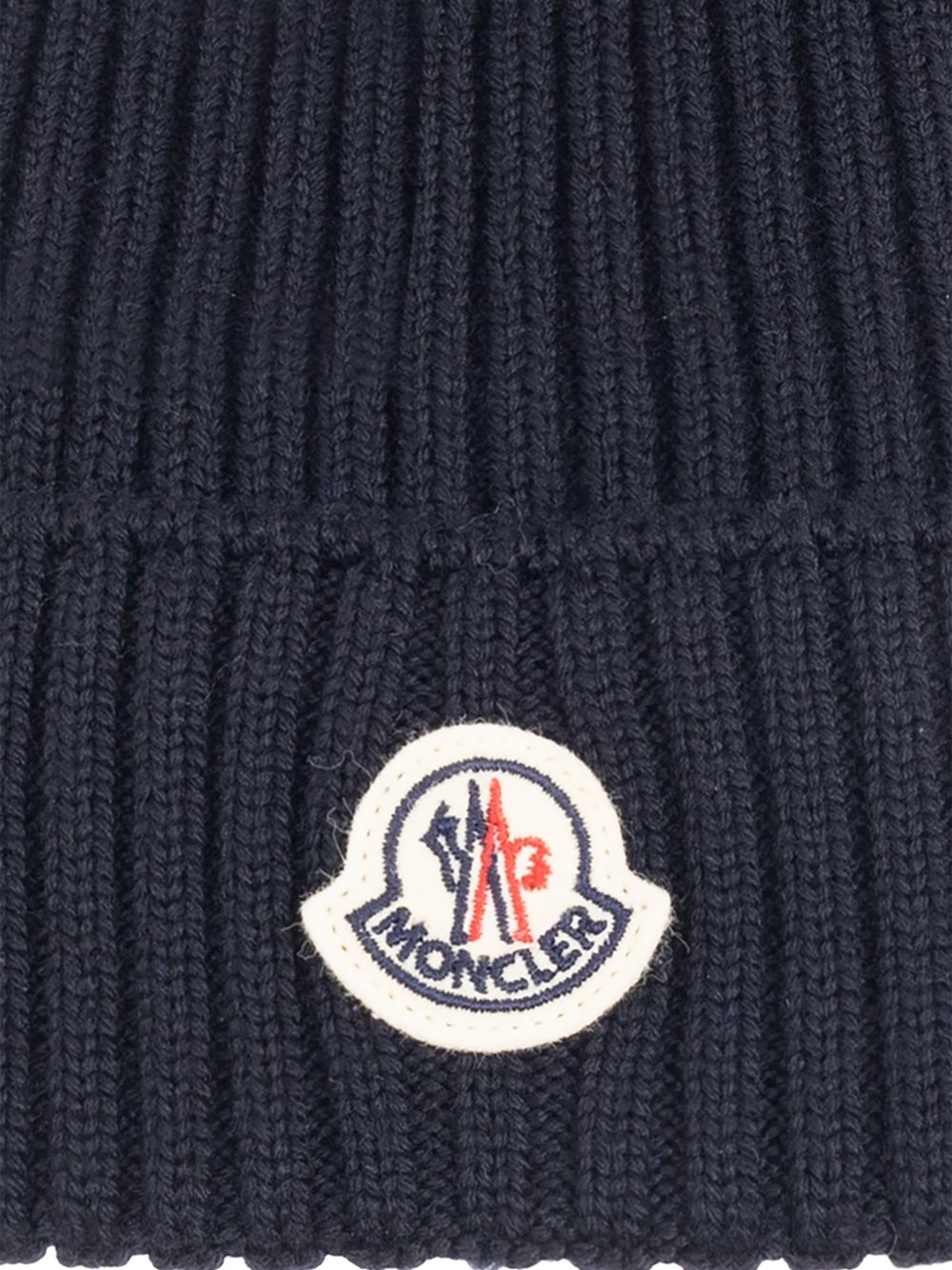 Cappello blu navy per bambino 9543B00007A9327 742 Moncler Kids 