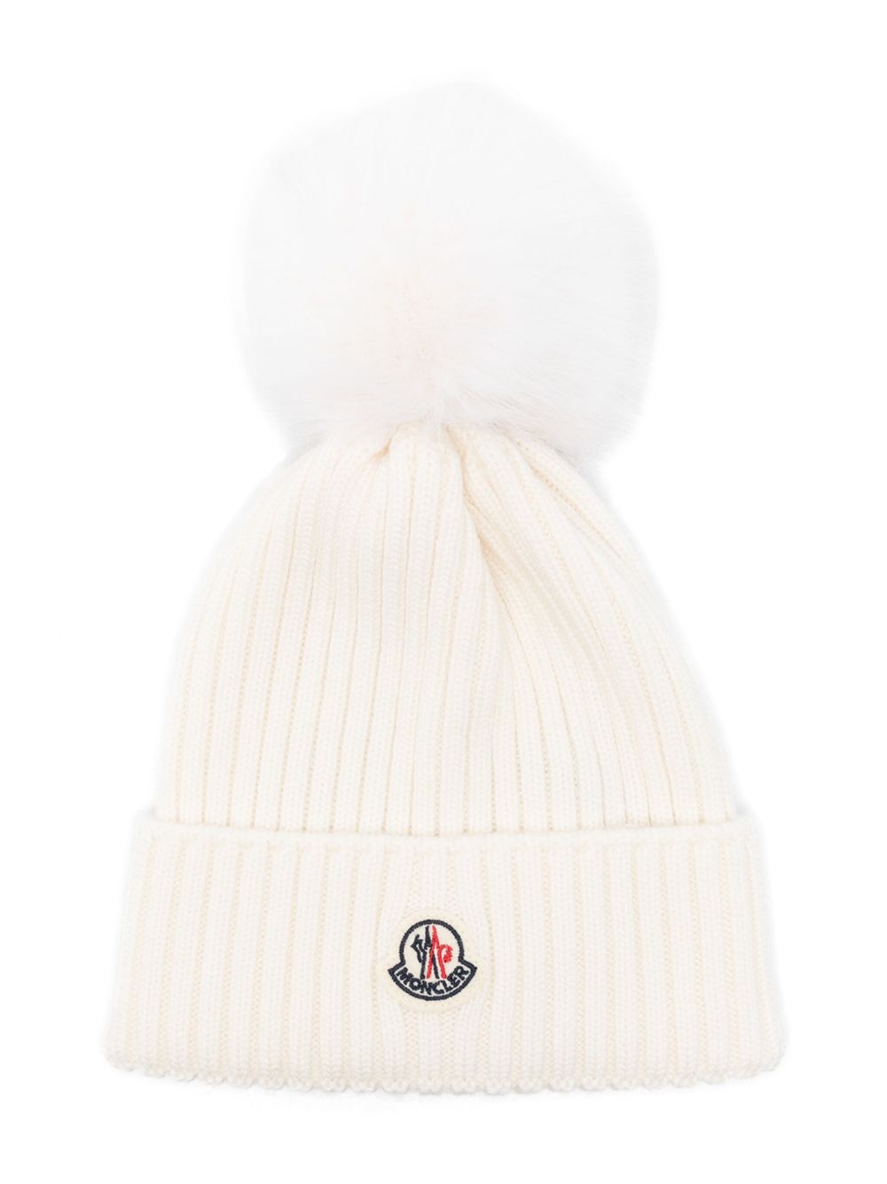 Cappello bianco per bambino 9543B00007M1131 030 Moncler Kids 