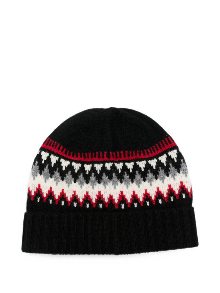 Cappello nero per bambino 9543B00011M1241 999 Moncler Kids 