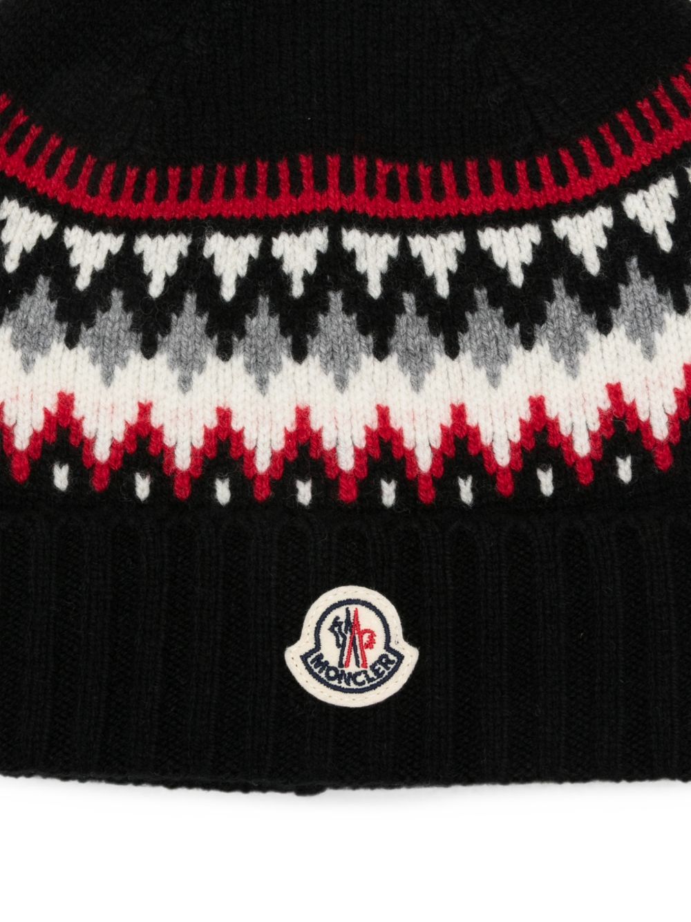 Cappello nero per bambino 9543B00011M1241 999 Moncler Kids 