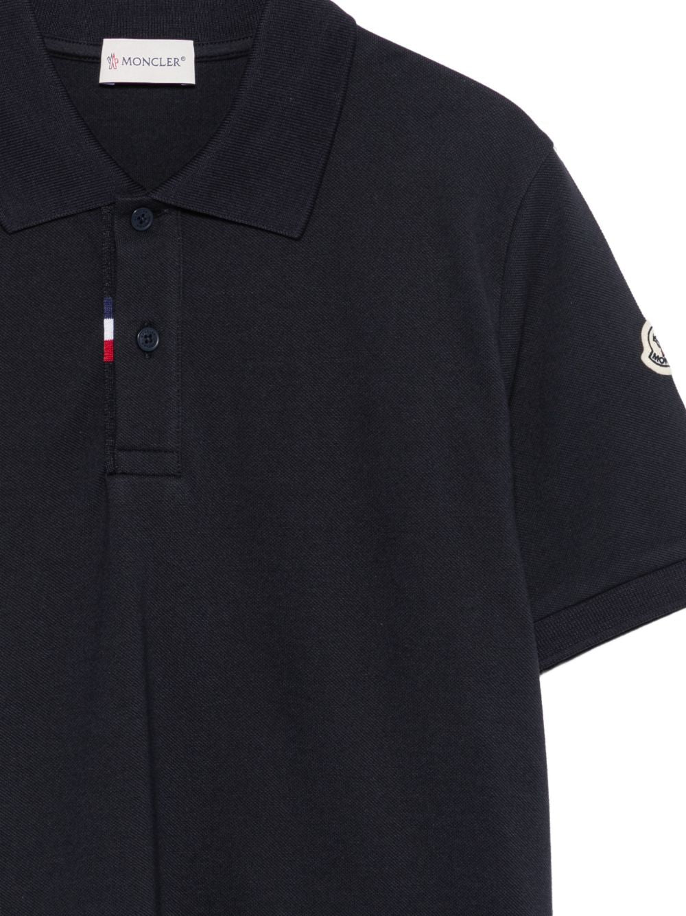 Polo blu navy per bambino 9548A000068496W 778 Moncler Kids 