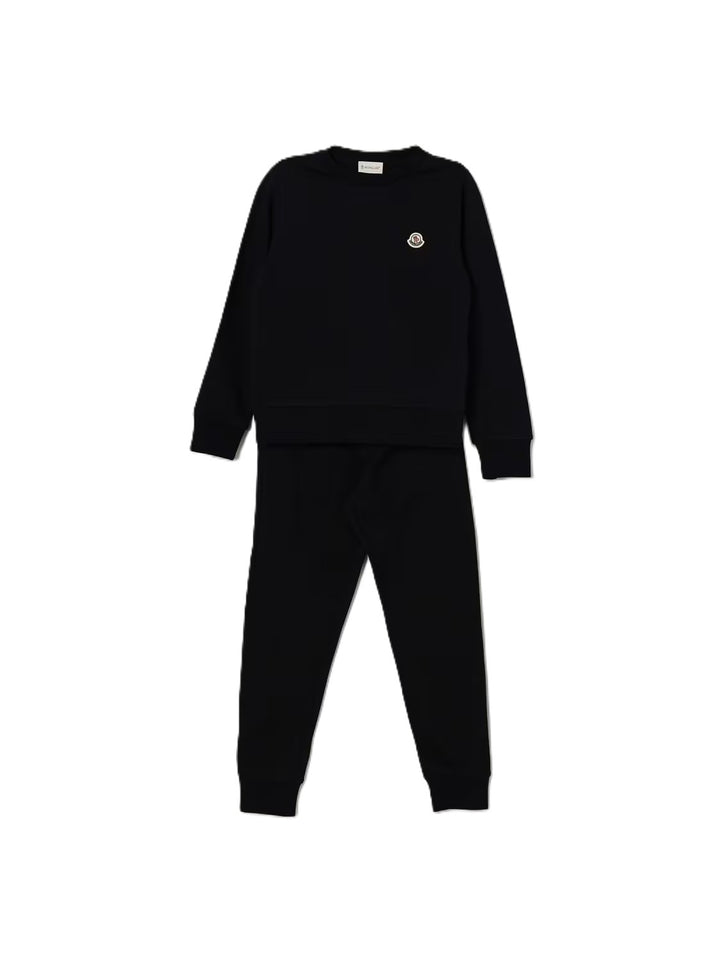 Completo blu navy per bambino 9548M00016899PS 778 Moncler Kids 