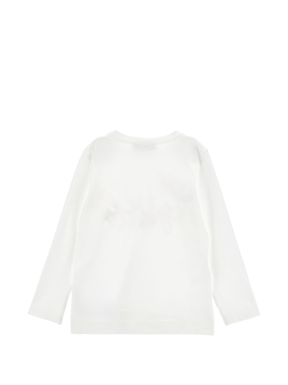 T-shirt bianca per bambina 11H6128201 0001 Monnalisa Kids 