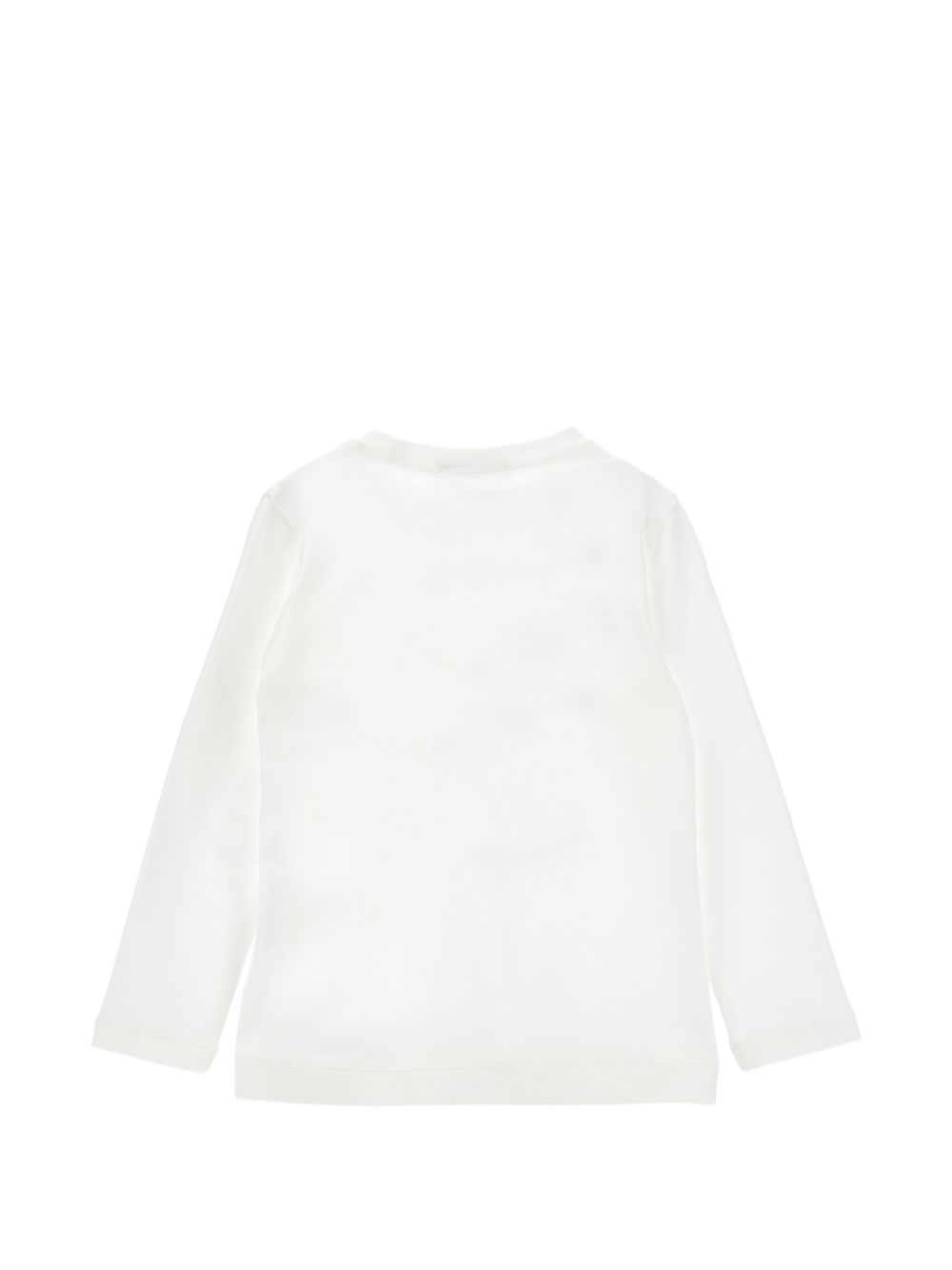 T-shirt bianca per bambina 11H6228201 0156 Monnalisa Kids 