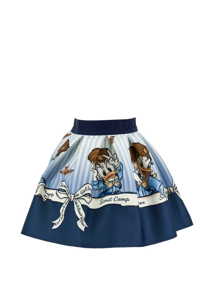 Gonna blu per bambina 11H7078625 0156 Monnalisa Kids 