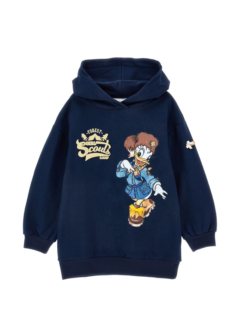 Abito blu navy per bambina 19H9148030 0056 Monnalisa Kids 