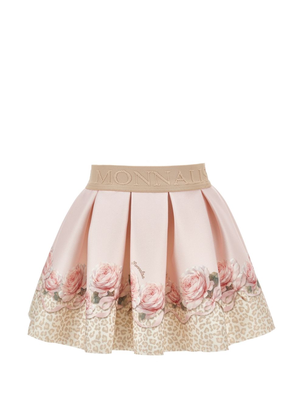 Gonna rosa/oro per neonata 31H7028651 0080 Monnalisa Kids 