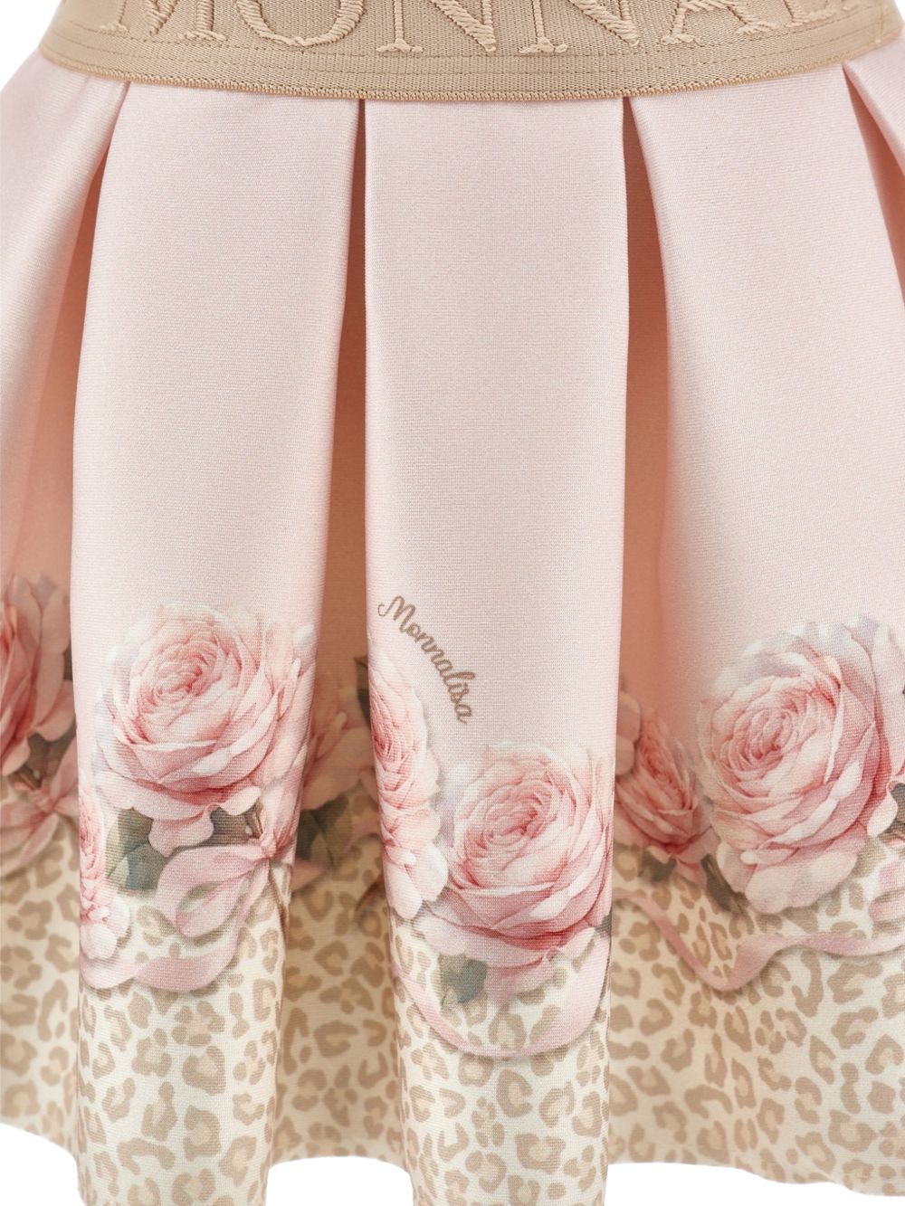 Gonna rosa/oro per neonata 31H7028651 0080 Monnalisa Kids 