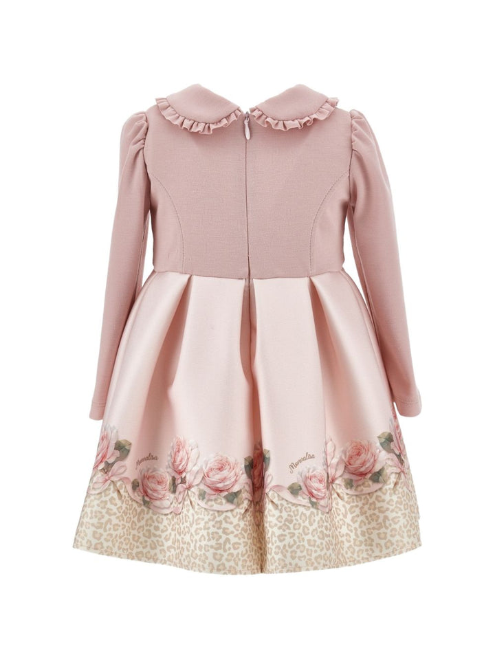 Abito rosa/oro per neonata 31H9098651 0080 Monnalisa Kids 