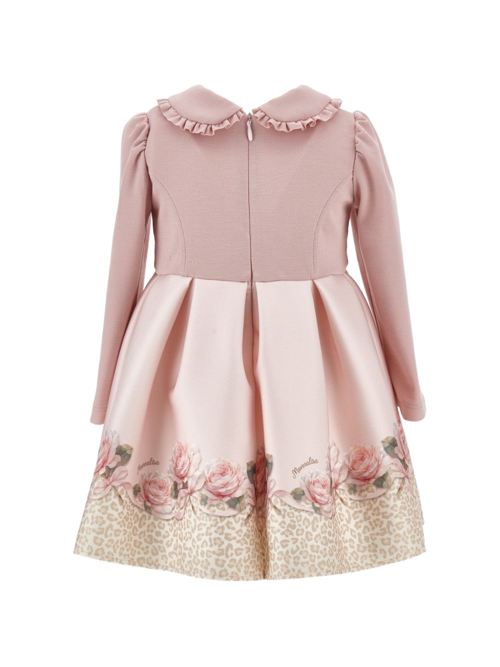 Abito rosa/oro per neonata 31H9098651 0080 Monnalisa Kids 