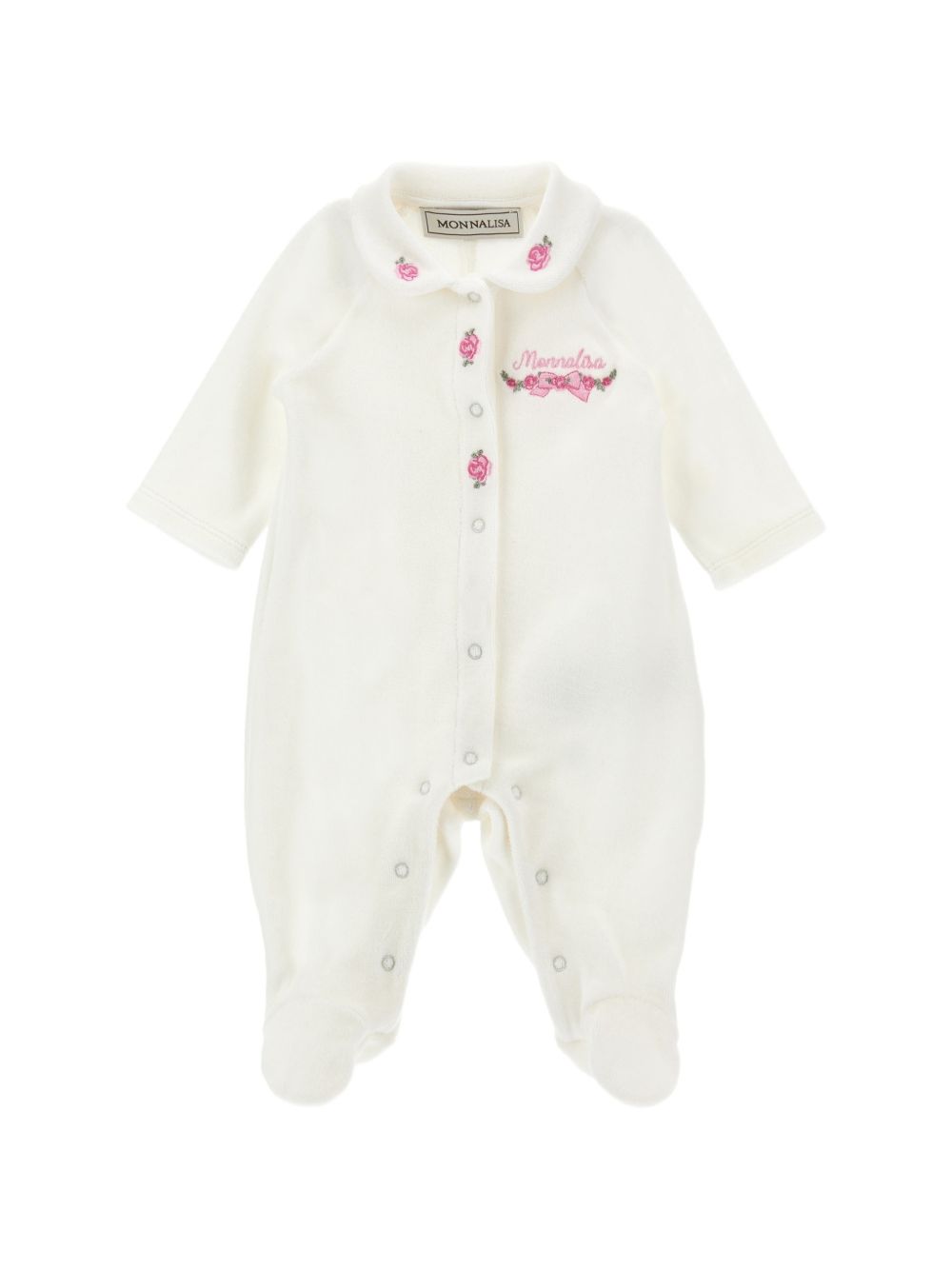 Tutina bianca per neonata 35H2048003 0001 Monnalisa Kids 
