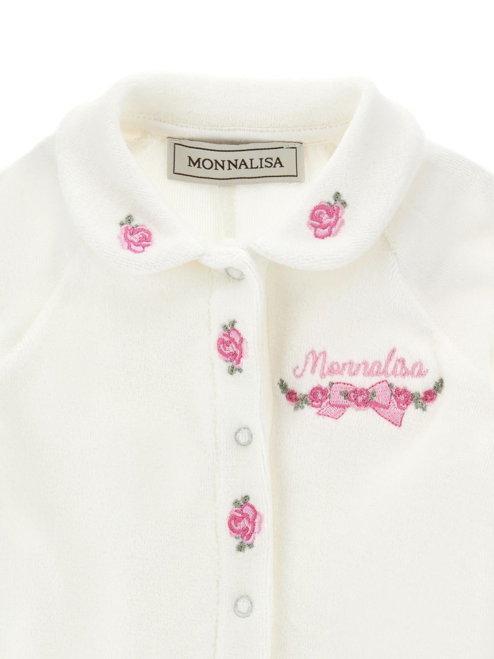 Tutina bianca per neonata 35H2048003 0001 Monnalisa Kids 