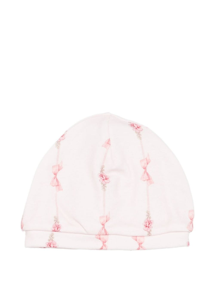 Tutina bianca/rosa per neonata 35H5108000 0191 Monnalisa Kids 