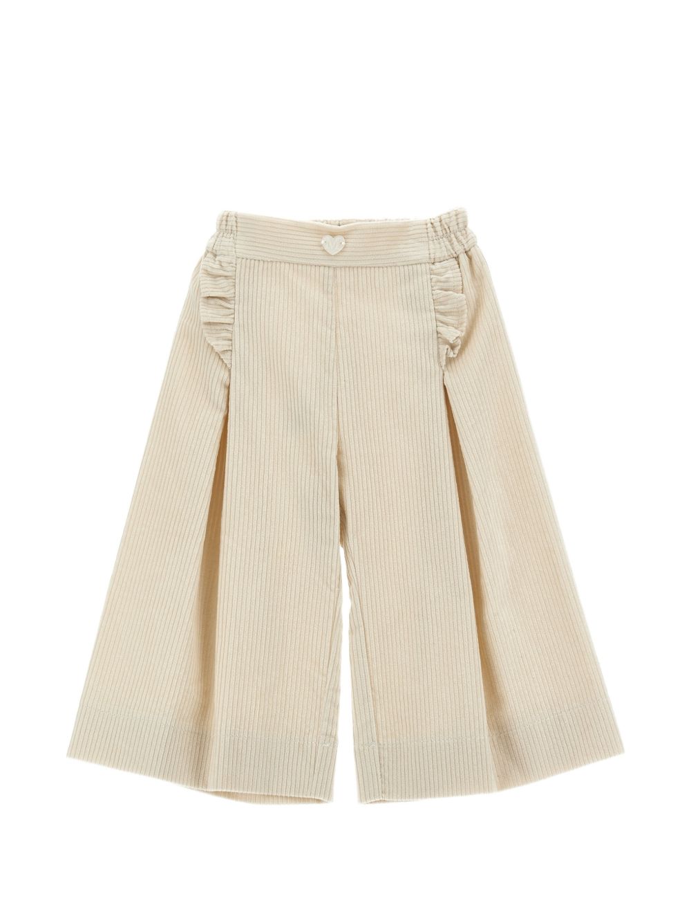 Pantalone ecrù per neonata 37H4008852 0002 Monnalisa Kids 