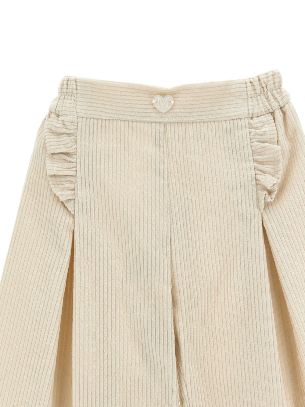 Pantalone ecrù per neonata 37H4008852 0002 Monnalisa Kids 
