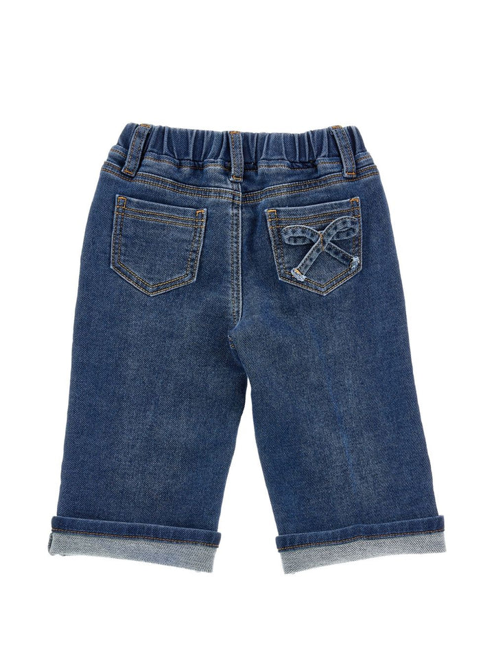 Jeans blu per neonata 37H4048042 0055 Monnalisa Kids 