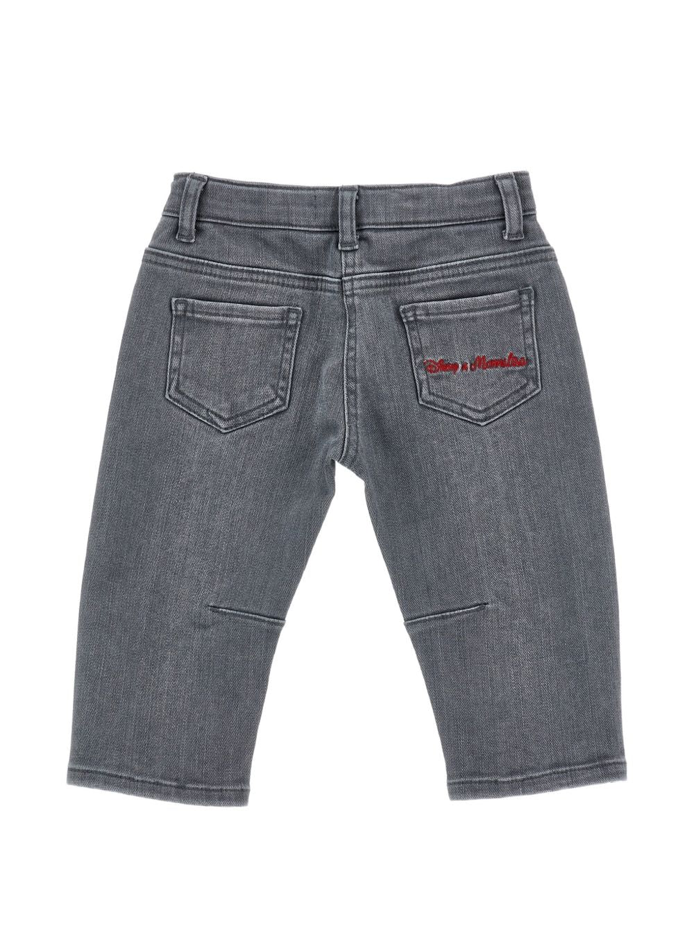 Jeans grigio per neonata 39H4098708 0033 Monnalisa Kids 