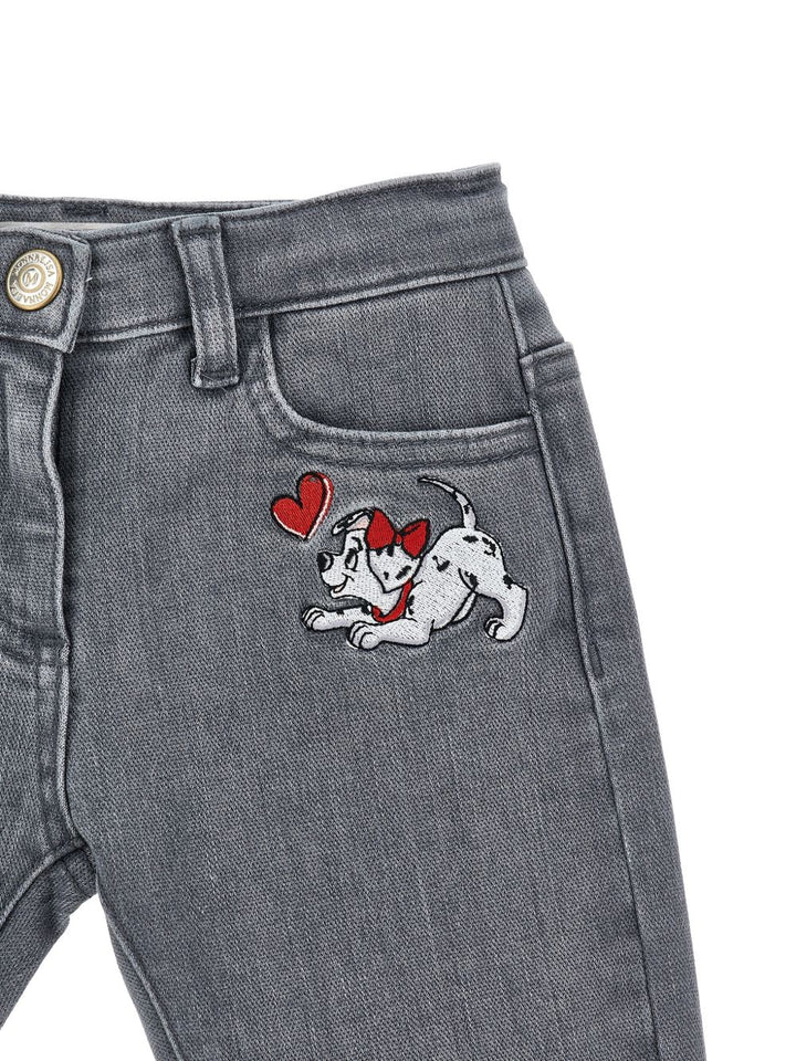 Jeans grigio per neonata 39H4098708 0033 Monnalisa Kids 