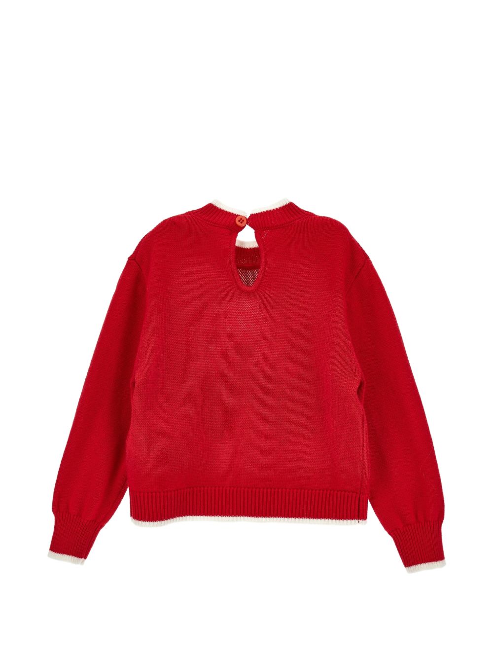 Maglione rosso per neonata 39H6168066 0043 Monnalisa Kids 