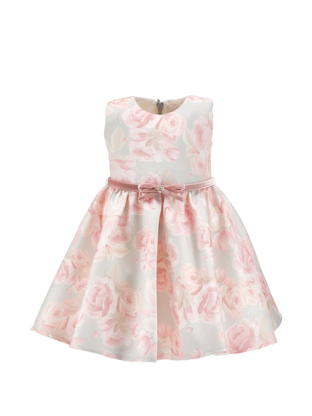 Abito perla/rosa per neonata 73H9028610 3391 Monnalisa Kids 