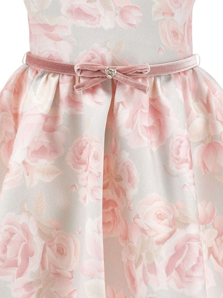 Abito perla/rosa per neonata 73H9028610 3391 Monnalisa Kids 