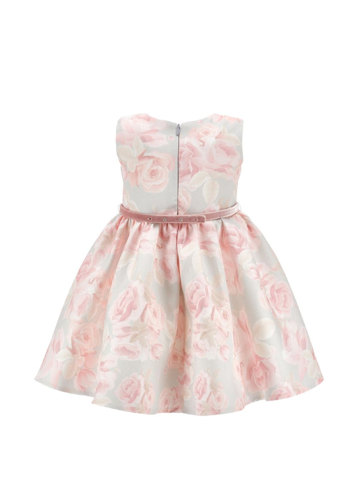 Abito perla/rosa per neonata 73H9028610 3391 Monnalisa Kids 