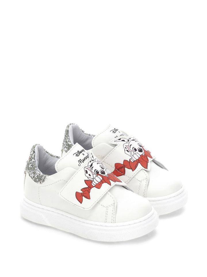 Sneakers bianche per bambina 83H0088771 0143 Monnalisa Kids 