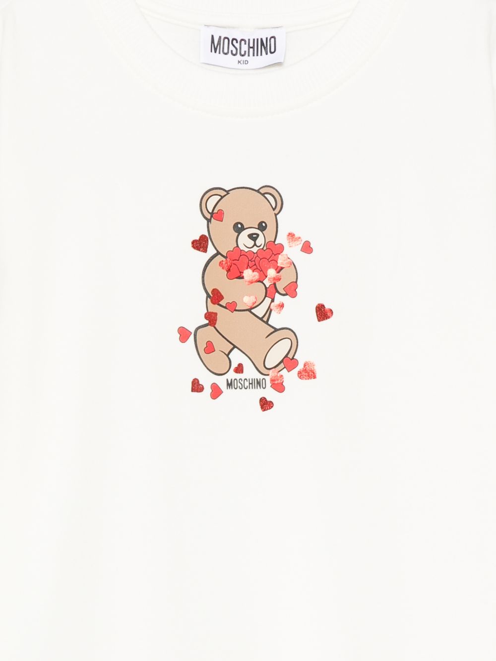 Abito bianco per bambina HAV0H7LDA63 10063 Moschino Kids 