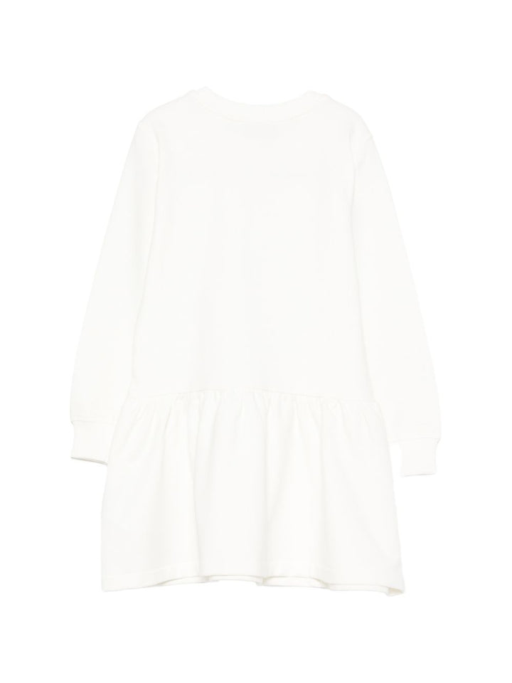 Abito bianco per bambina HAV0H7LDA63 10063 Moschino Kids 