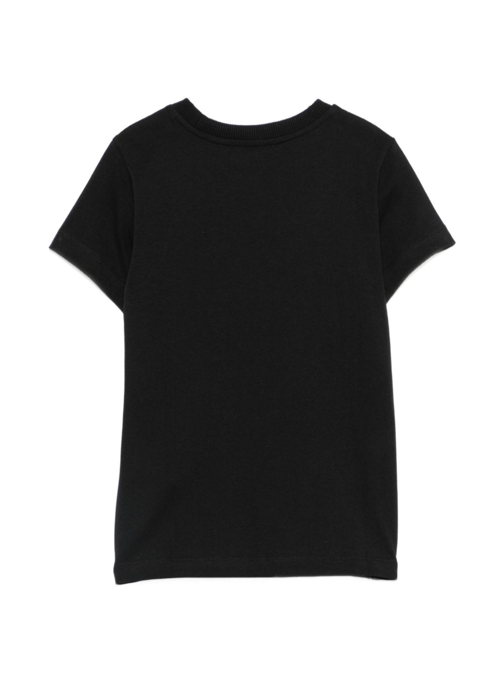 T-shirt nero per bambino HMM05VLAA57 60100 Moschino Kids 