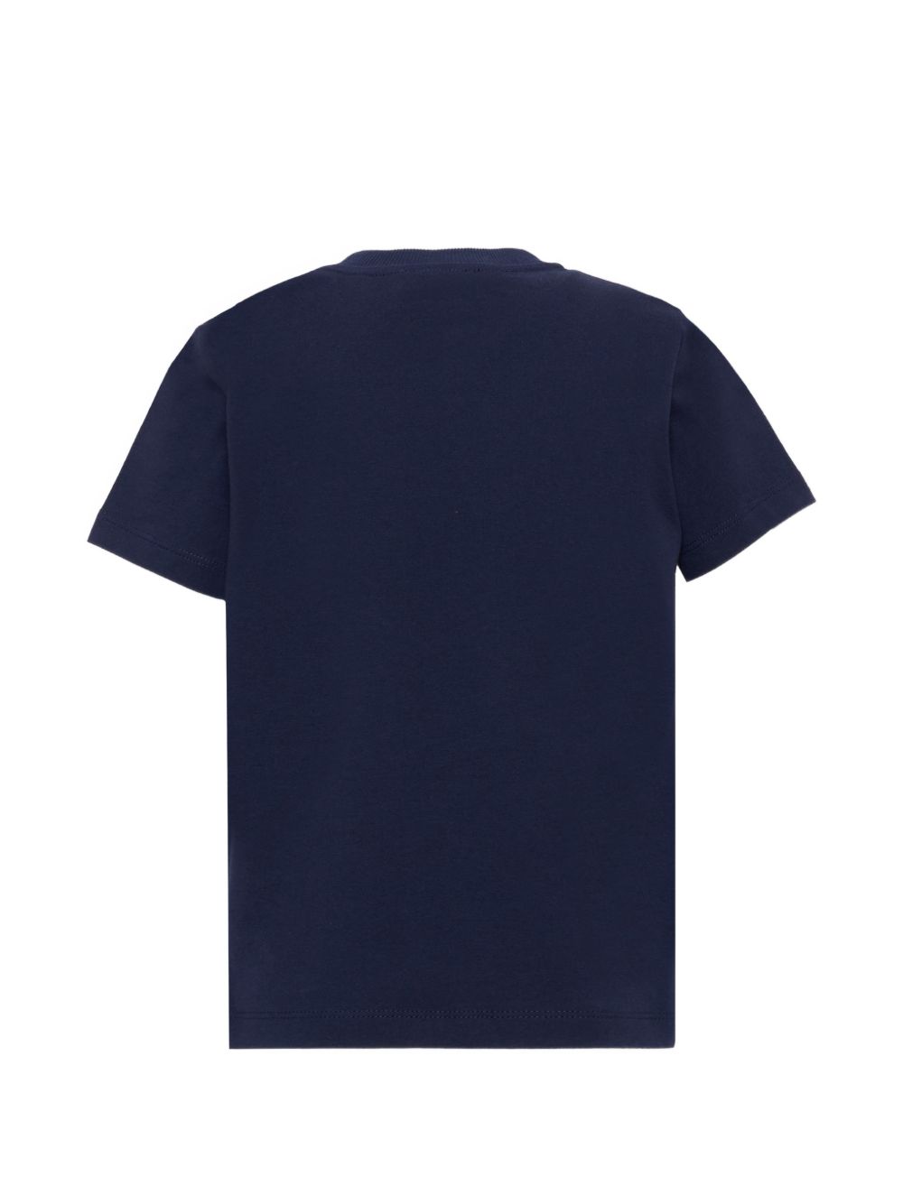 T-shirt blu navy per bambino HNM05VLAA10 40016 Moschino Kids 