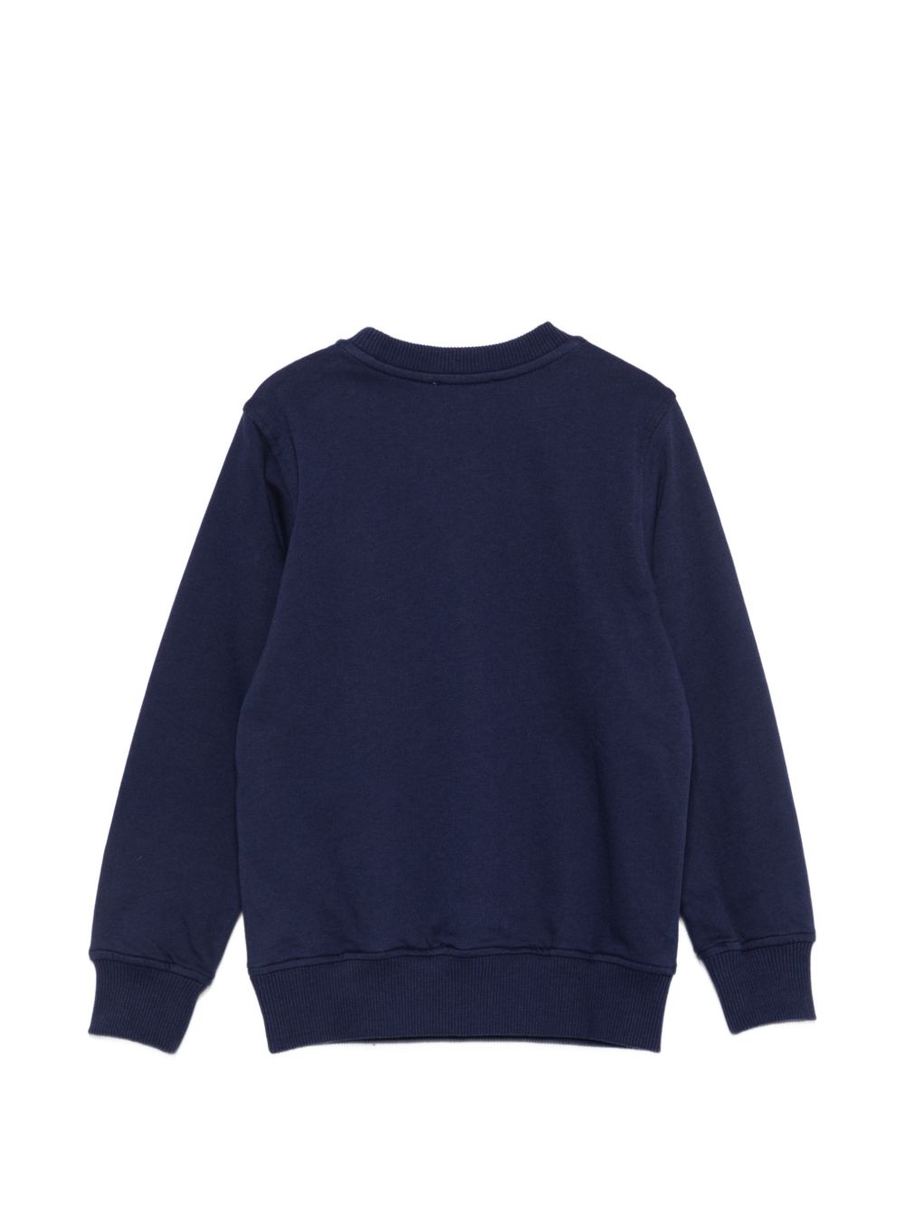 Felpa blu navy per bambino HUF0A9LCA40 40016 Moschino Kids 