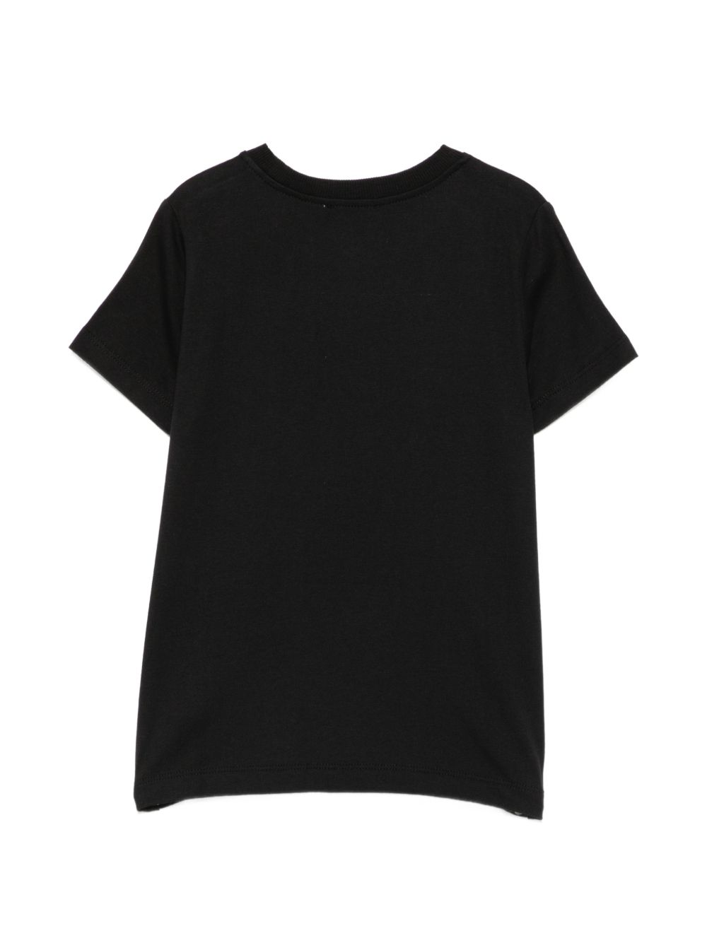 T-shirt nero per bambino HUM05VLAA34 60100 Moschino Kids 